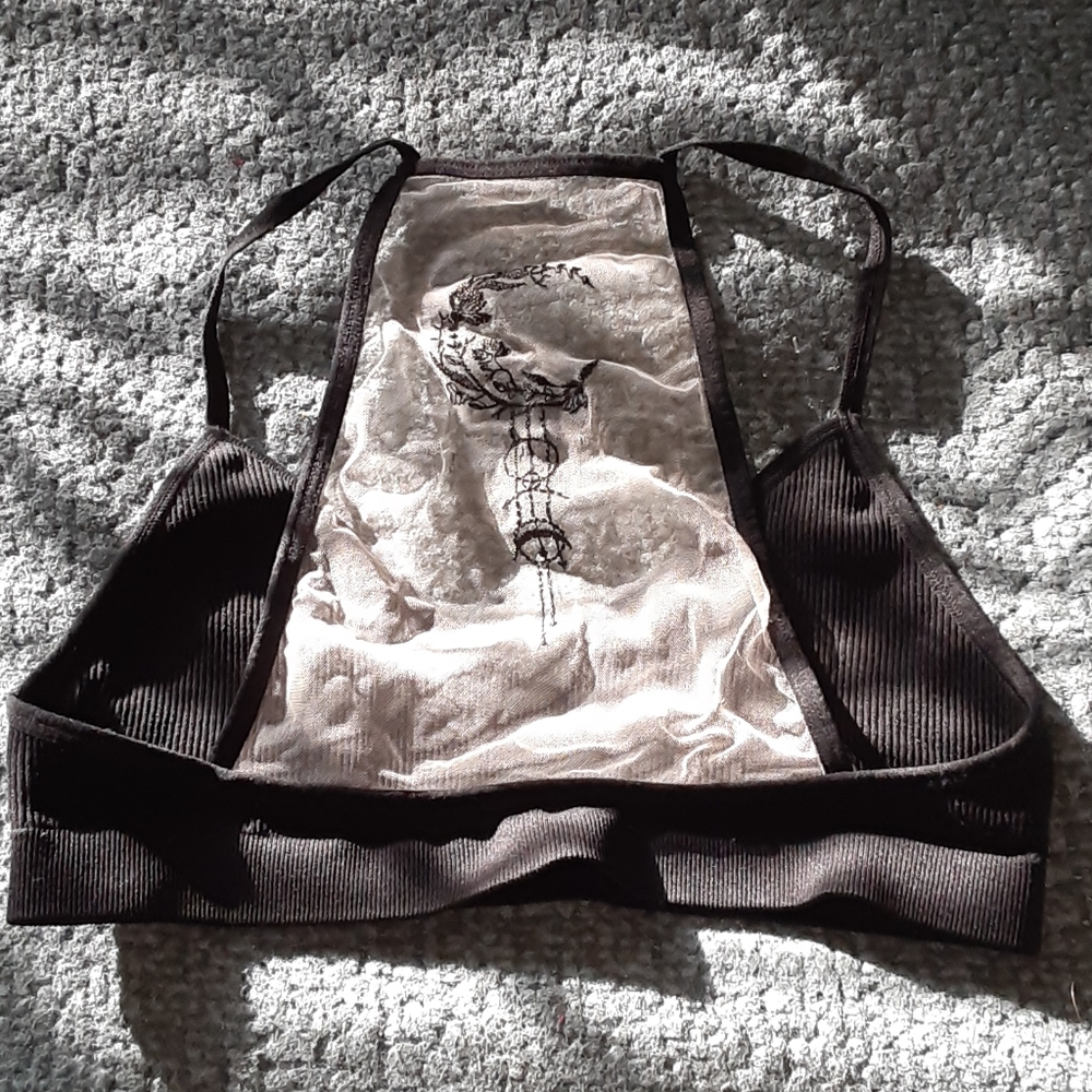 PASSPORT TO PERU sheer back bralette